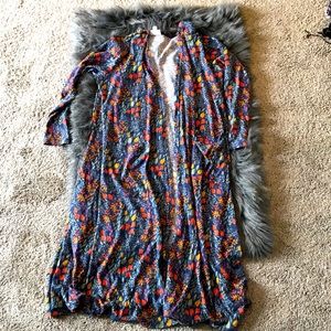 3/4 long lularoe sweater